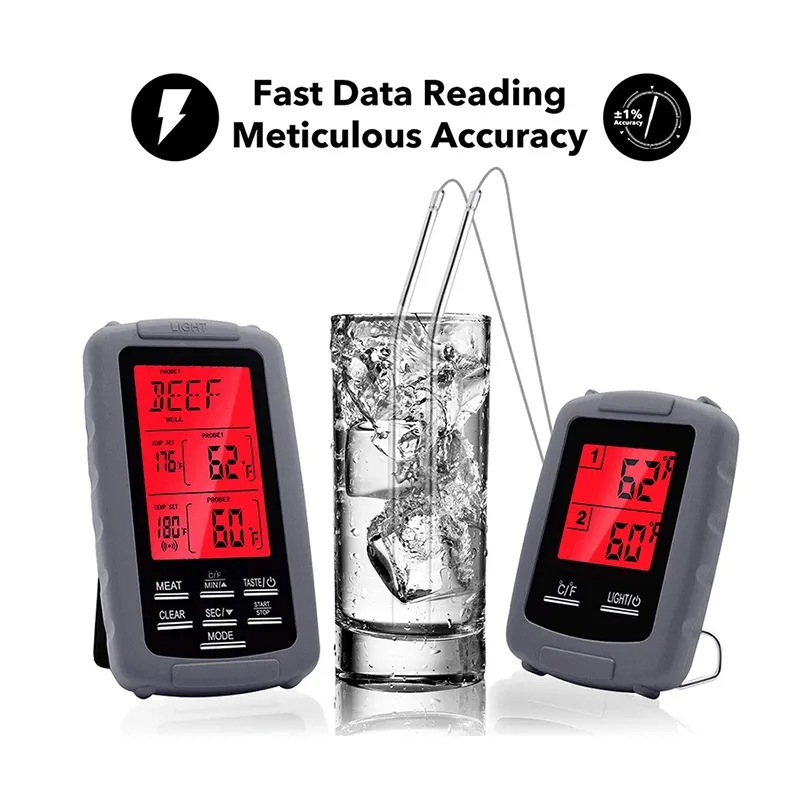 Meat Grill Thermometer Countdown Timer 4