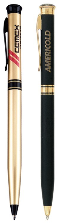 Caleb II Brass Ballpoint Pen 2