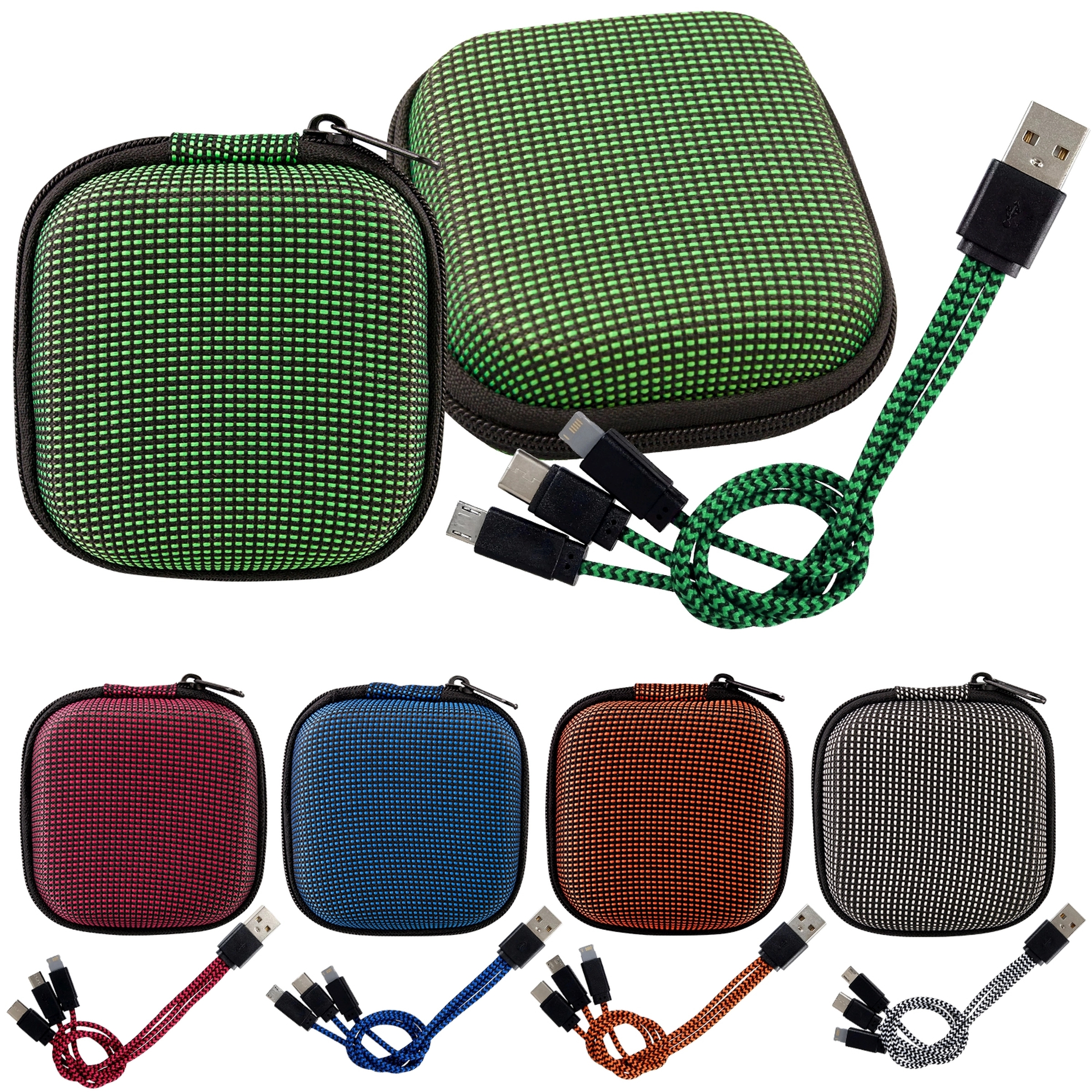 Textured 3-in-1 Charging Cable Set 7