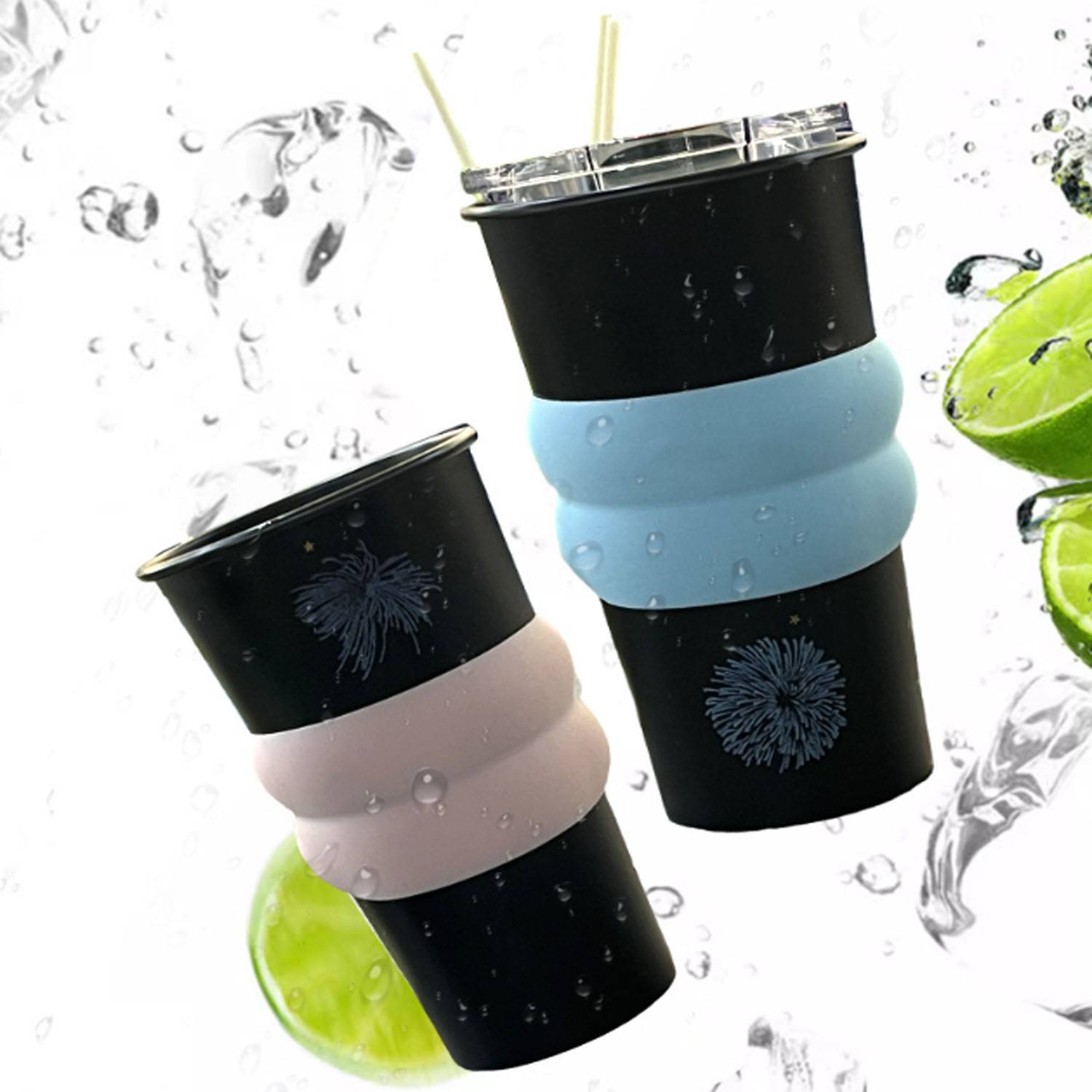 22oz Color-Changing Aluminum Cup with Silicone Sleeve 4