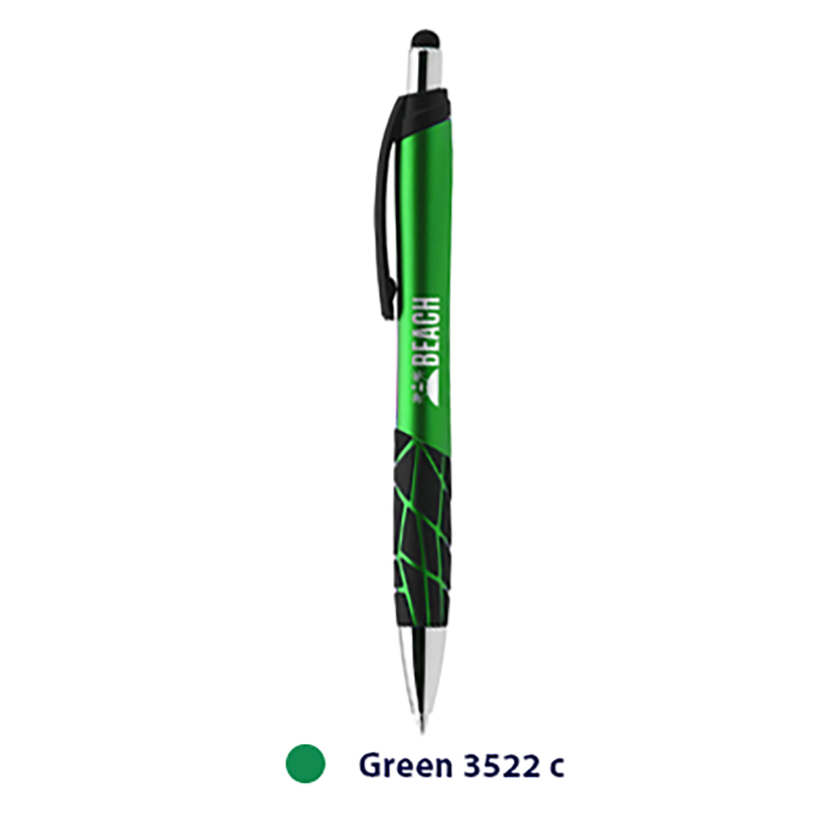 Tremor Plastic Pen with Stylus (1 Color Imprint) 6