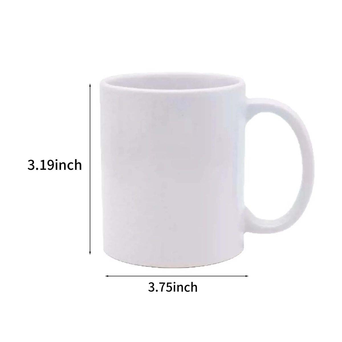 11 Oz Ceramic Coffee Mug with Handle 3