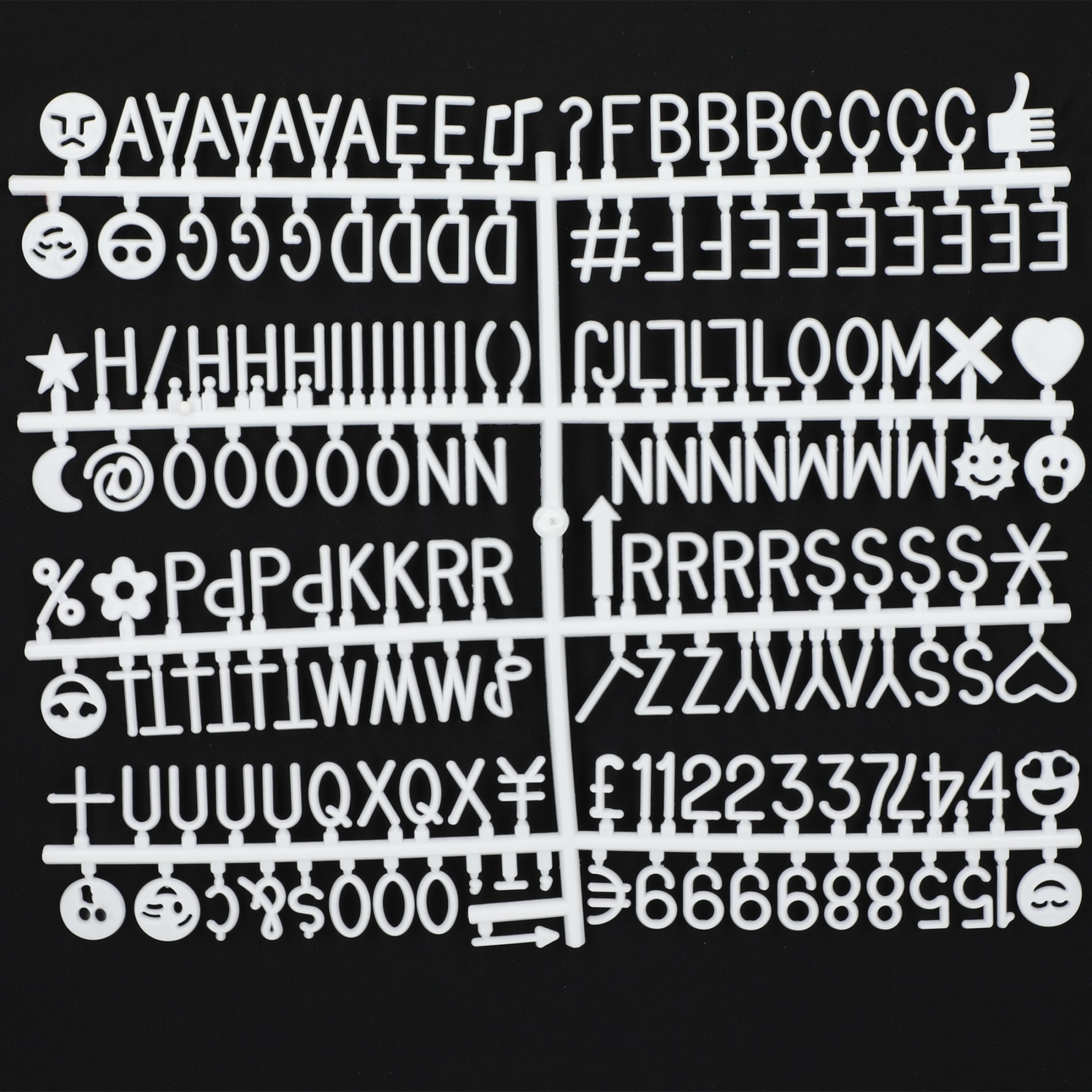Felt Board with Letters 54