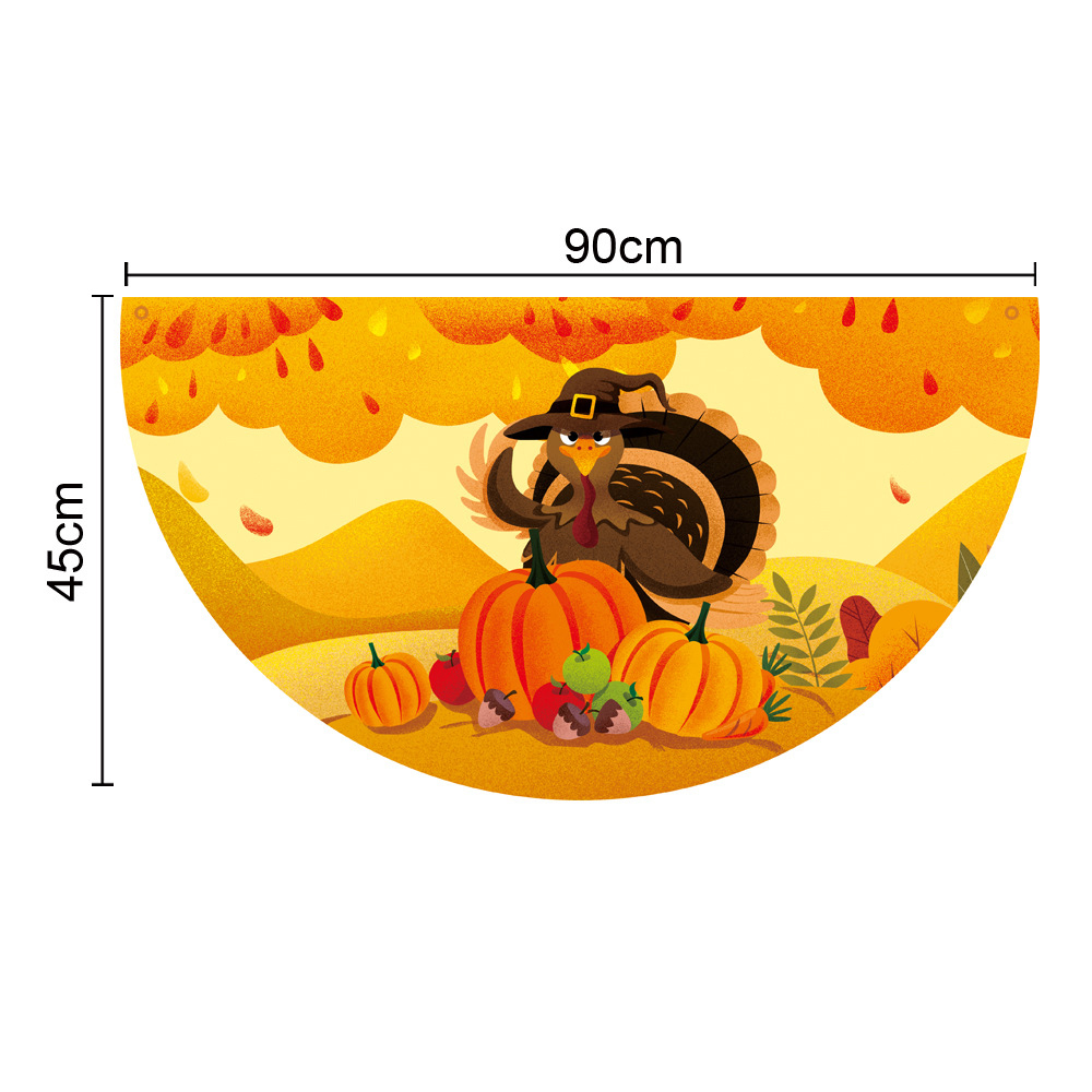 90x45CM Thanksgiving Fan Flag 6
