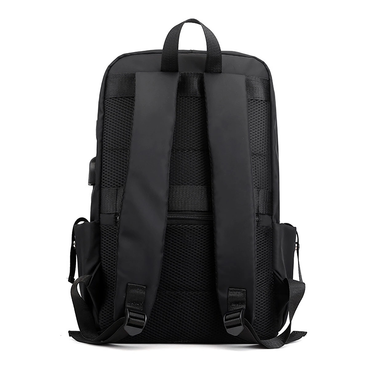 Waterproof Men Pleated Backpack 15.6 Inches Laptop Back Pack 4