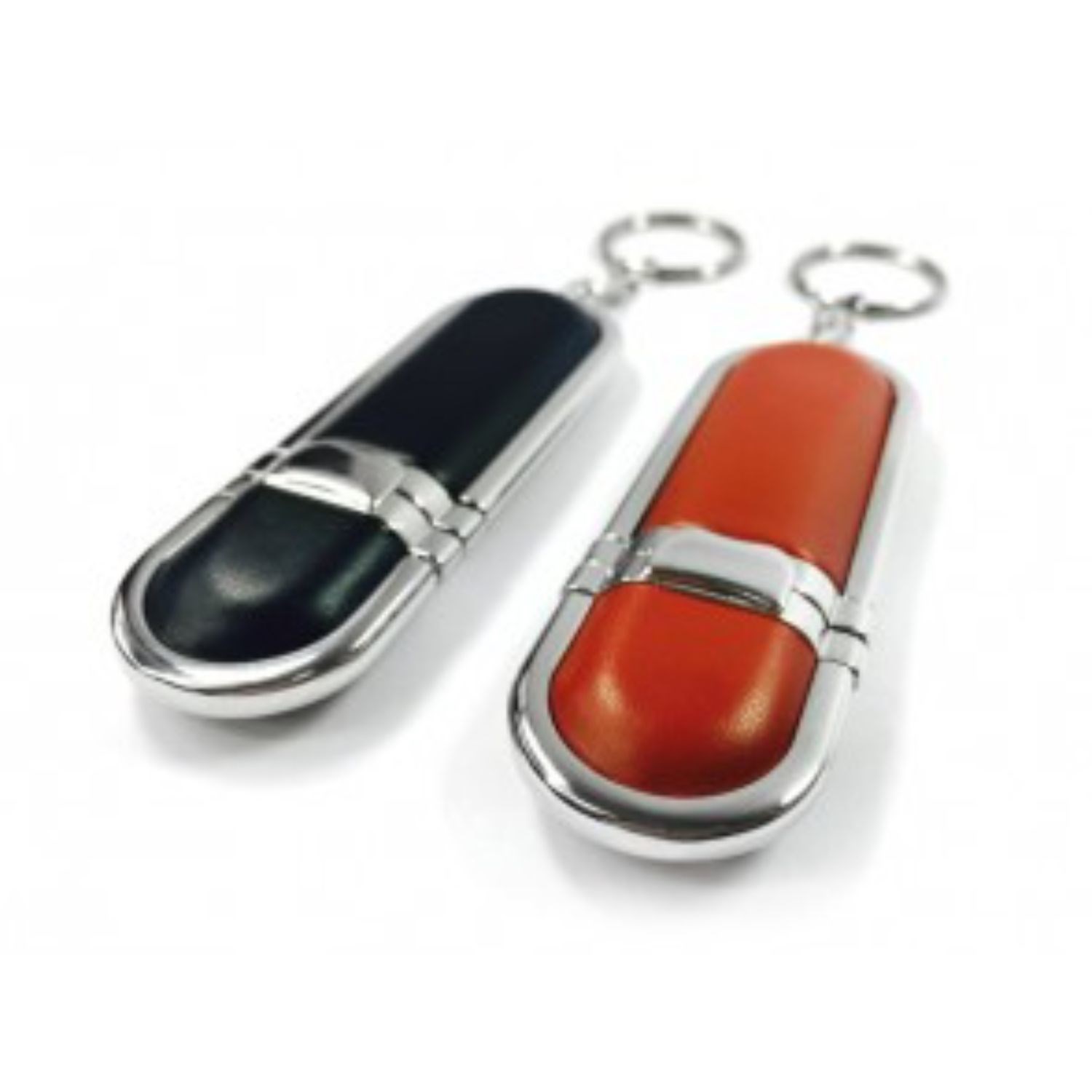 Nez Leather USB Drive with Keychain 5