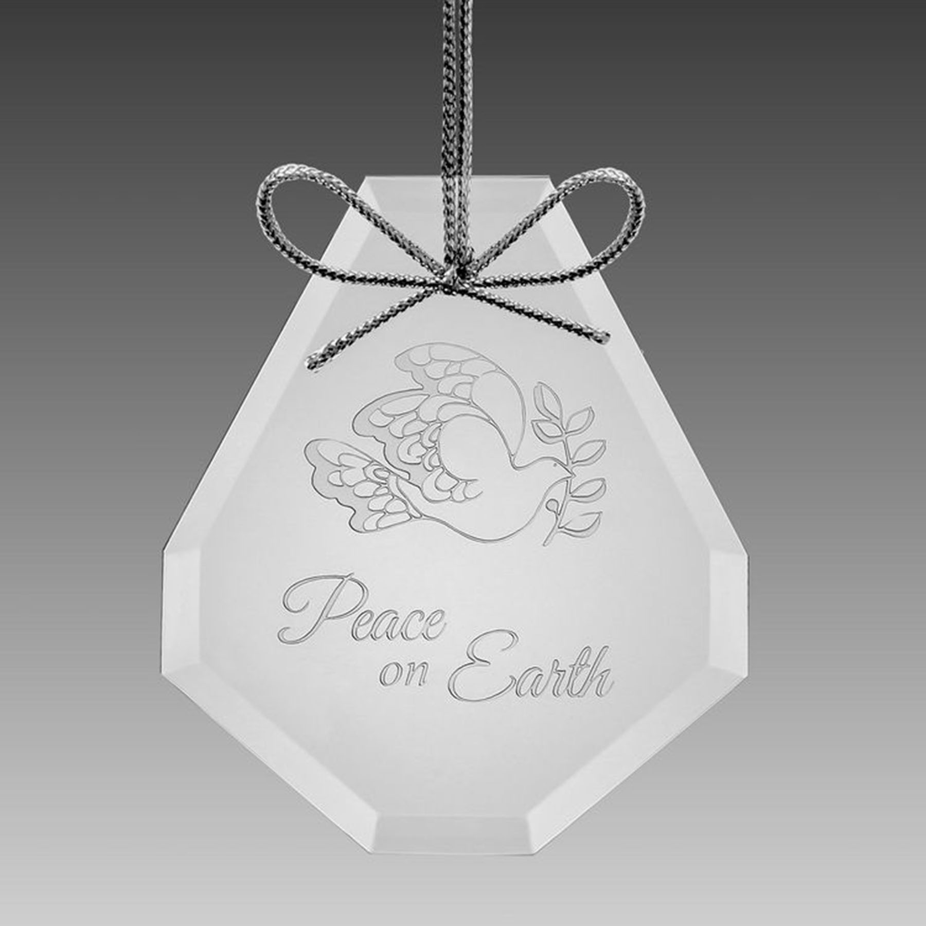 3" Teardrop Starfire Glass Faceted Ornament 5