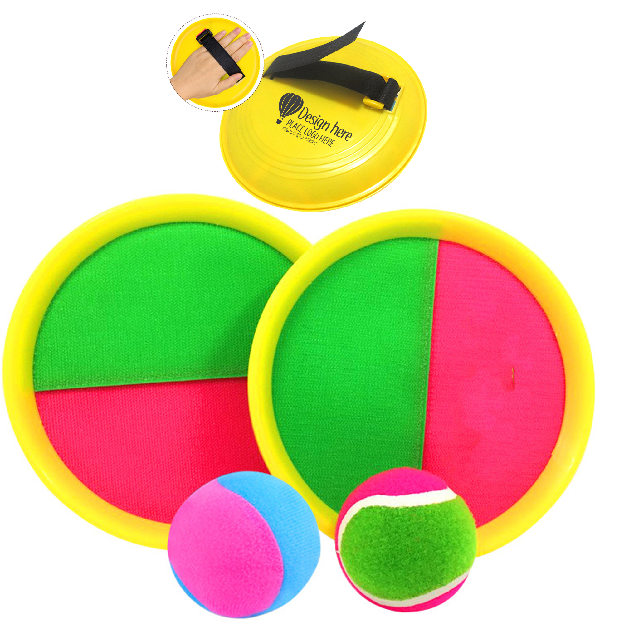Plastic Toys Paddle Catch and Toss Game Set 4