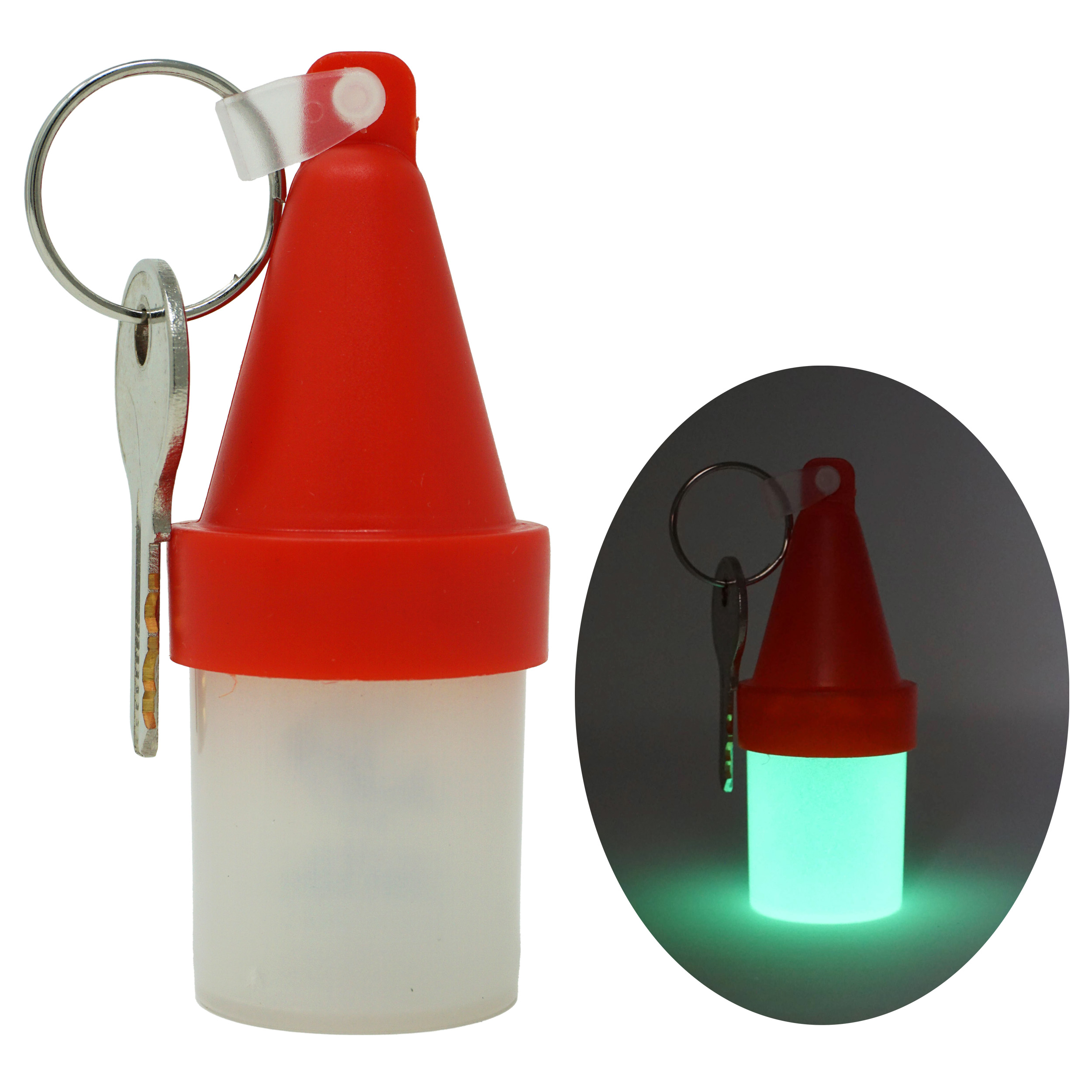 Glow-in-the-Dark Floating Buoy Key Chain for Boating & Marine 3