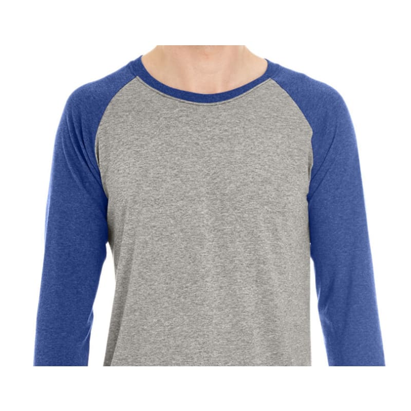 Jerzees Adult TRI-BLEND Baseball Raglan 9