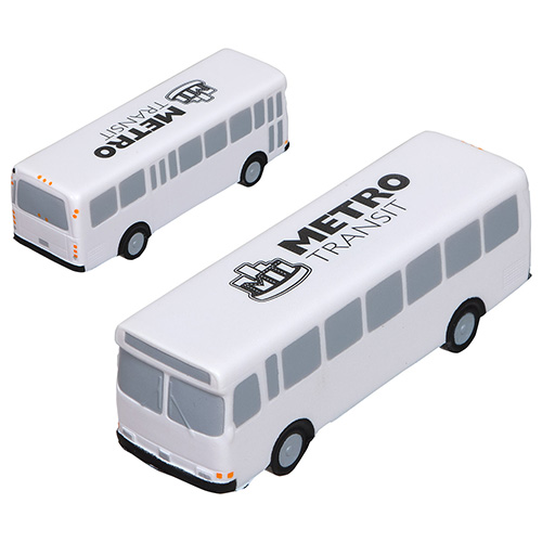 Metro Bus Stress Reliever, custom stress ball with logo imprint 5