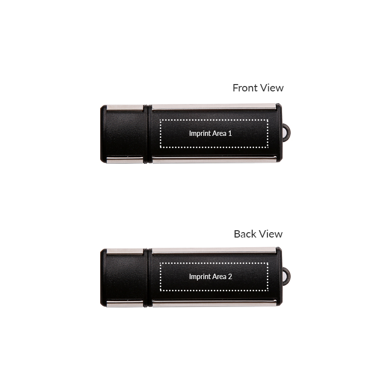 USB Flash Drive with Aluminum Side Trim 4