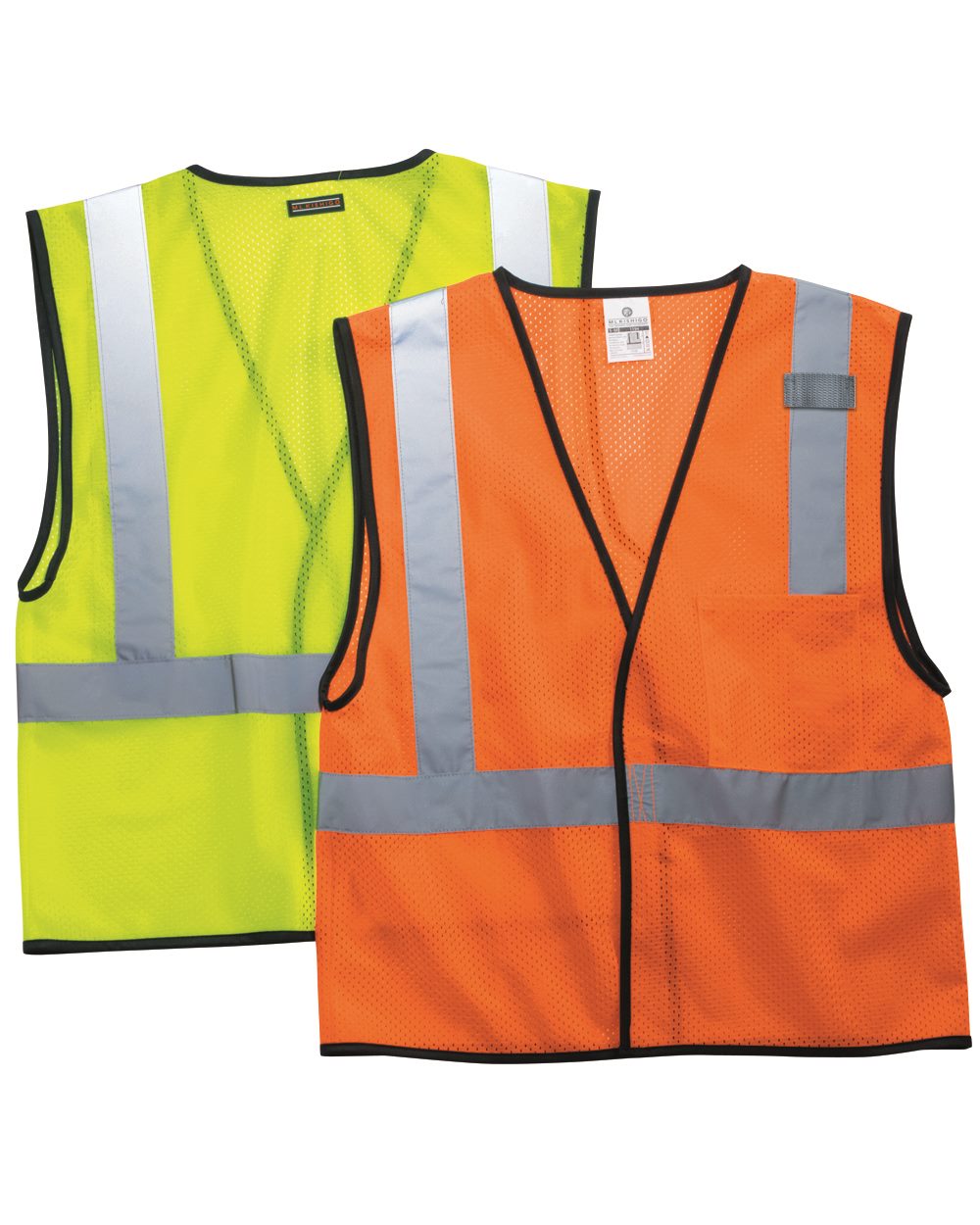 Economy Single Pocket Hook-and-Loop Mesh Vest