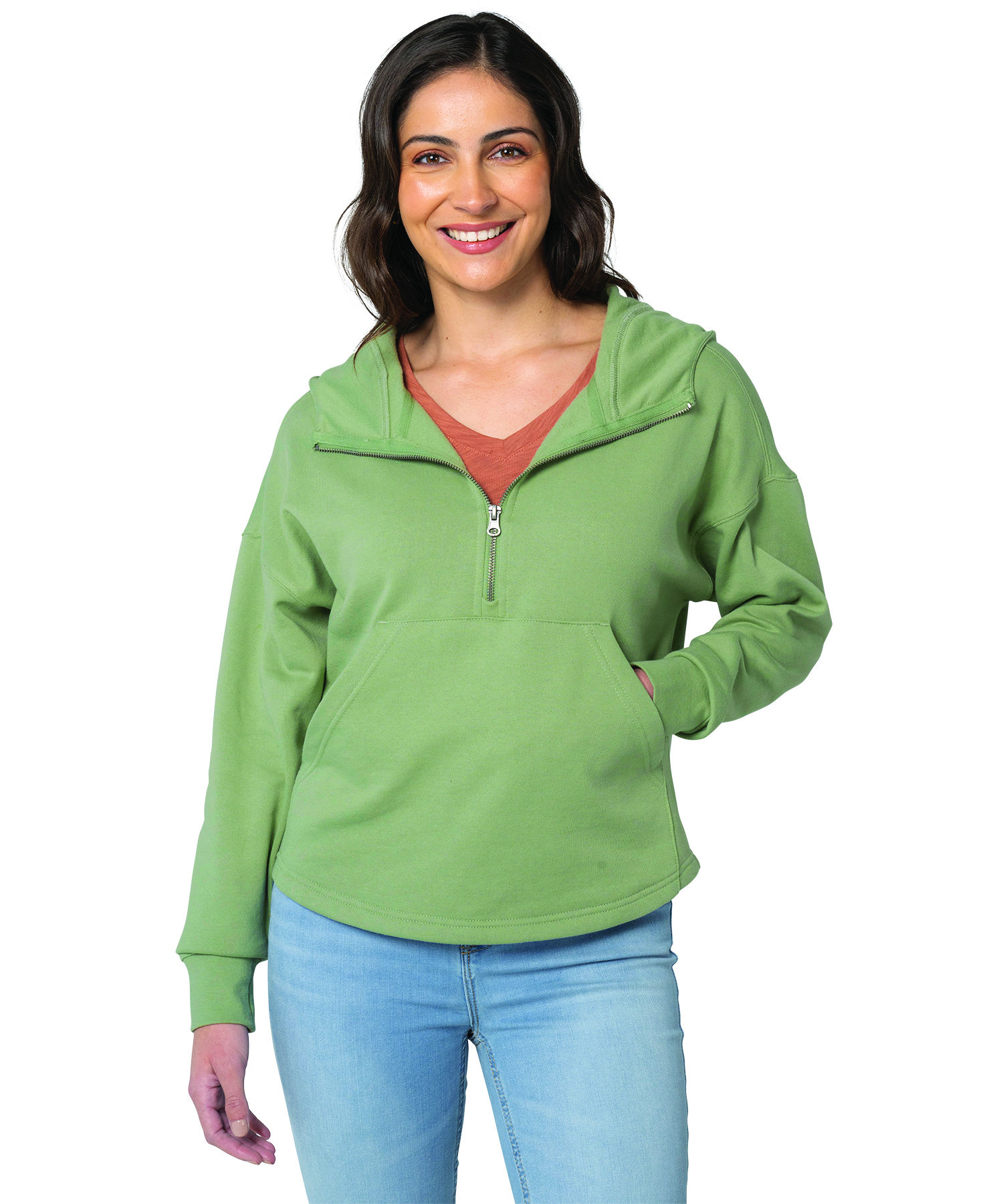 Women's Willow Scallop Hem Hoodie 114