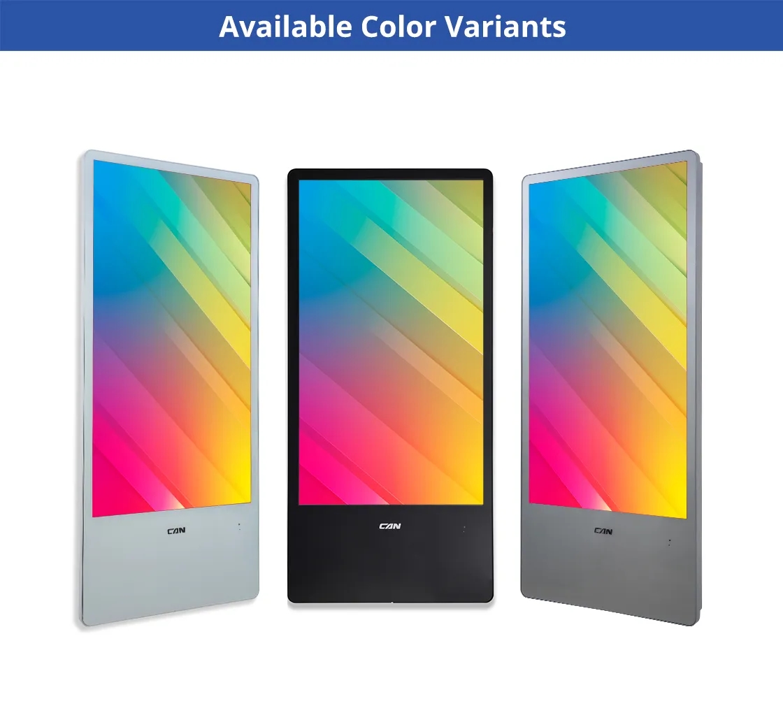 Portable LED Wall Mount Digital Display Signage 32Inch 4