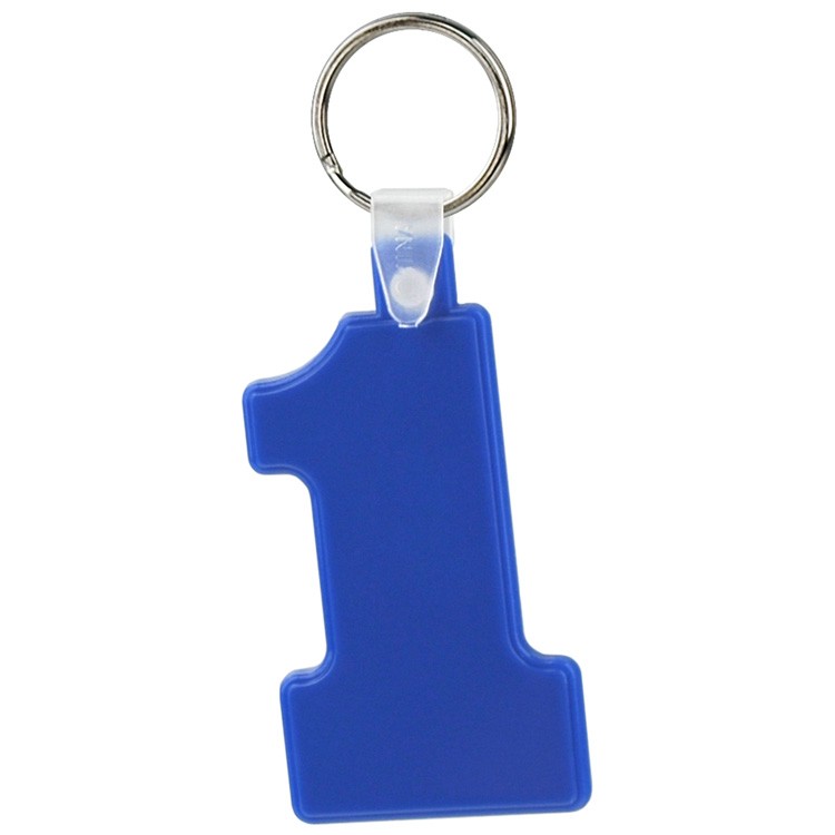 Soft Squeezable Key Tag (Number 1) 11