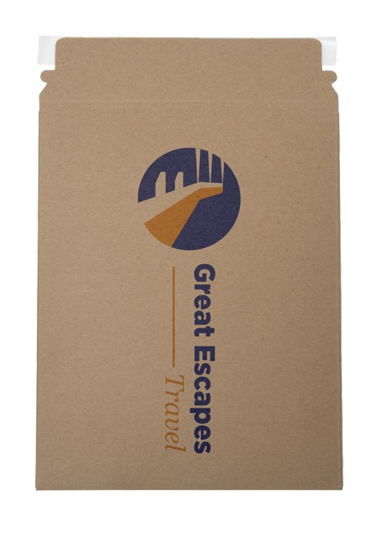 Full Color StayFlat Natural Paper Mailers (7" x 12")