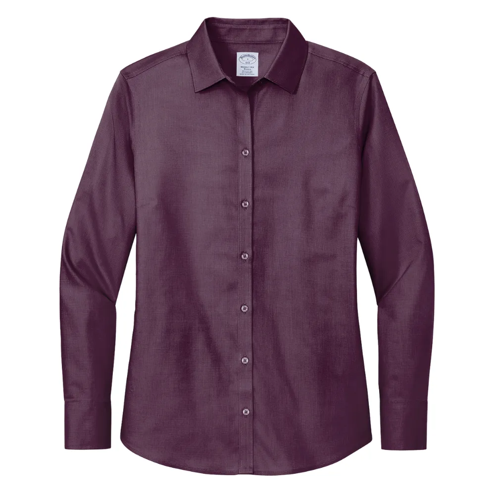 Brooks Brothers(R) Women's Wrinkle-Free Stretch Nailhead Shirt 5