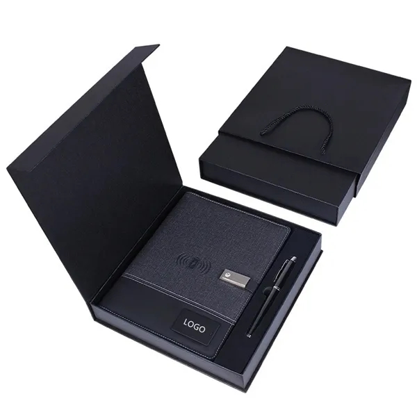 Multifunctional Diary NoteBook Power Bank Gift Set 1