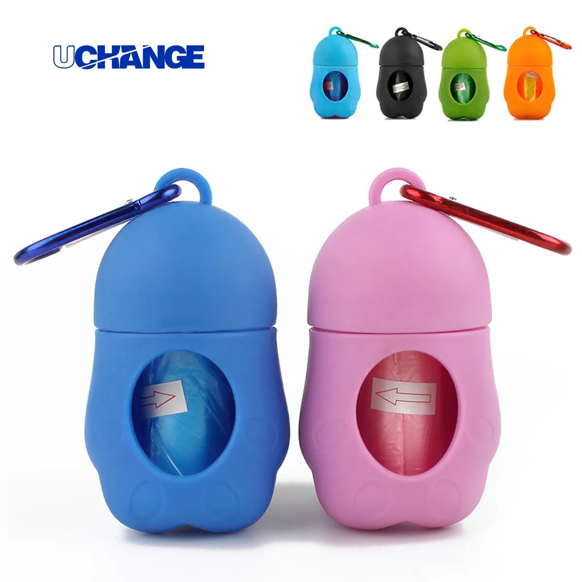 Portable Pet Waste Bag Dispenser with Carabiner 6