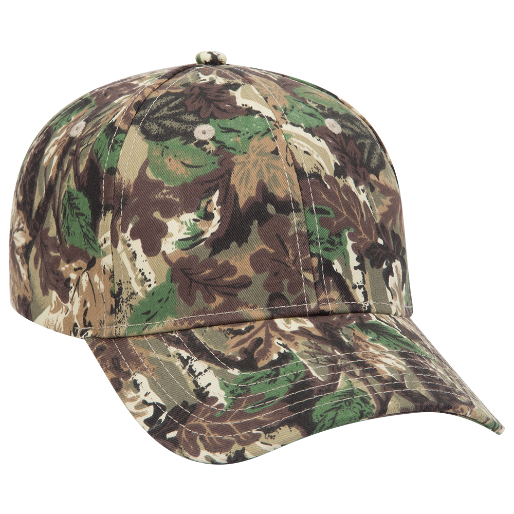 OTTO CAP® Camouflage 6 Panel Low Profile Baseball Cap 20
