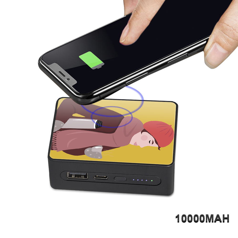 Looking Glass 10000mAh Wireless Power Bank 5