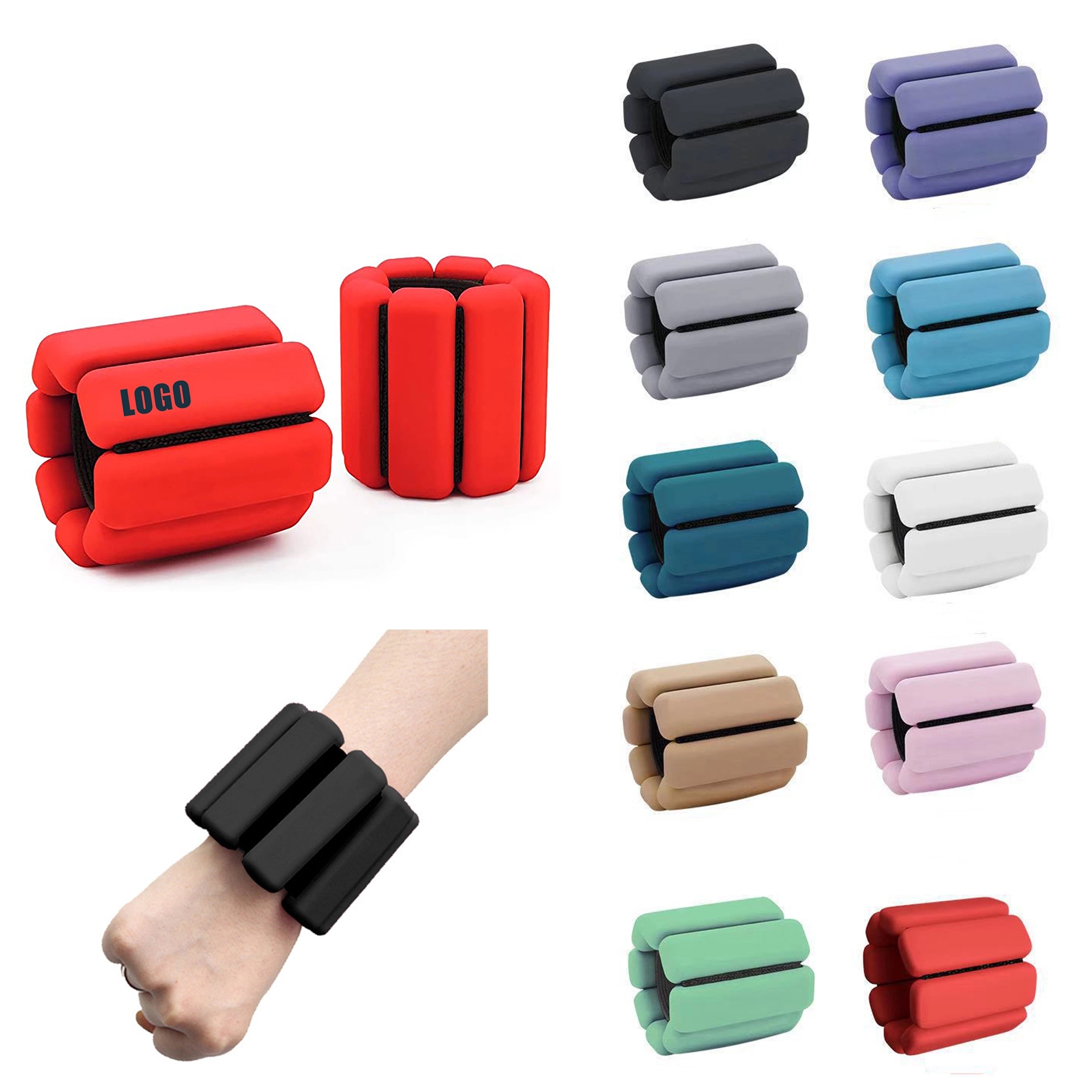 Adjustable Wrist & Ankle Weights Bracelet 2