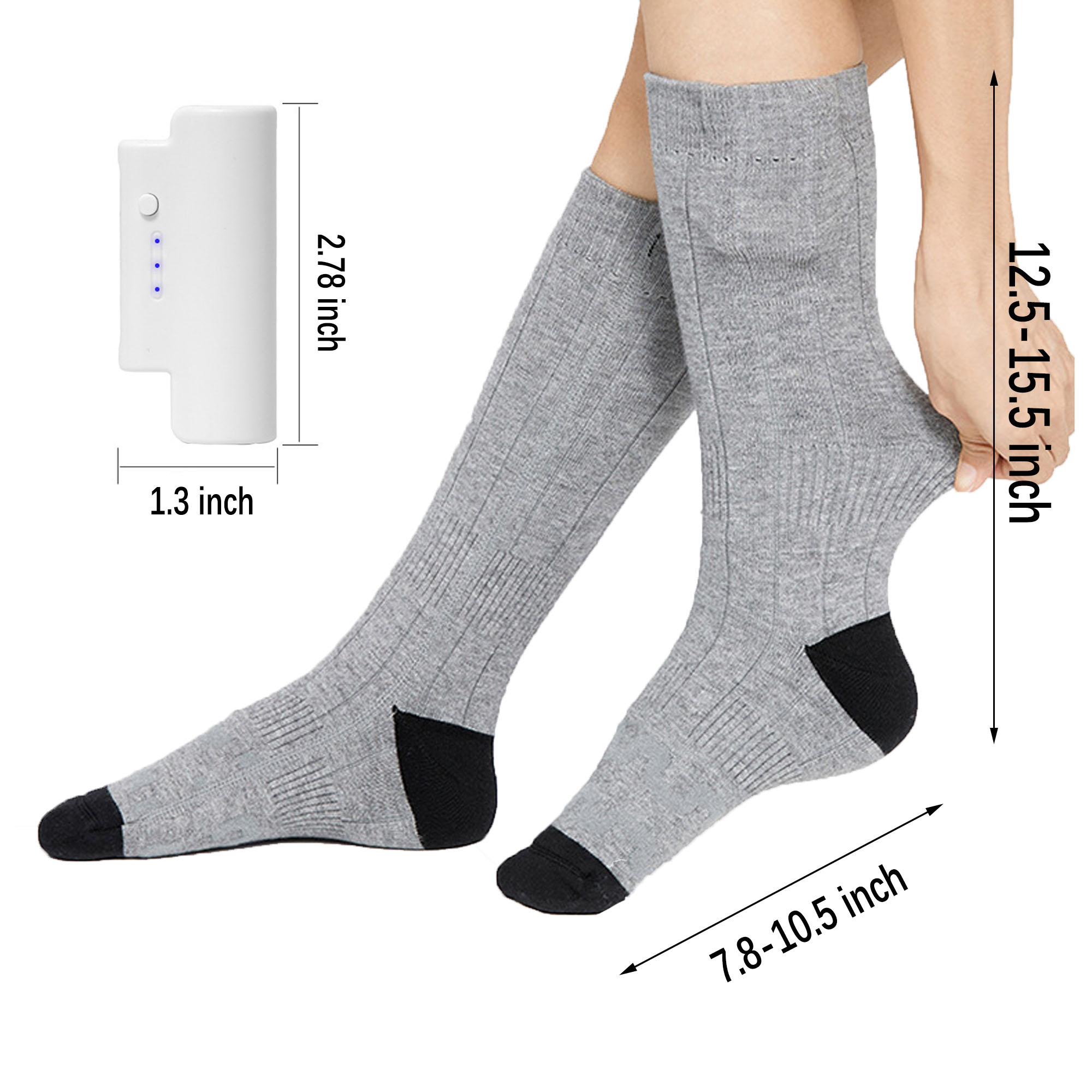 Electric Heated Socks For Men Women 4
