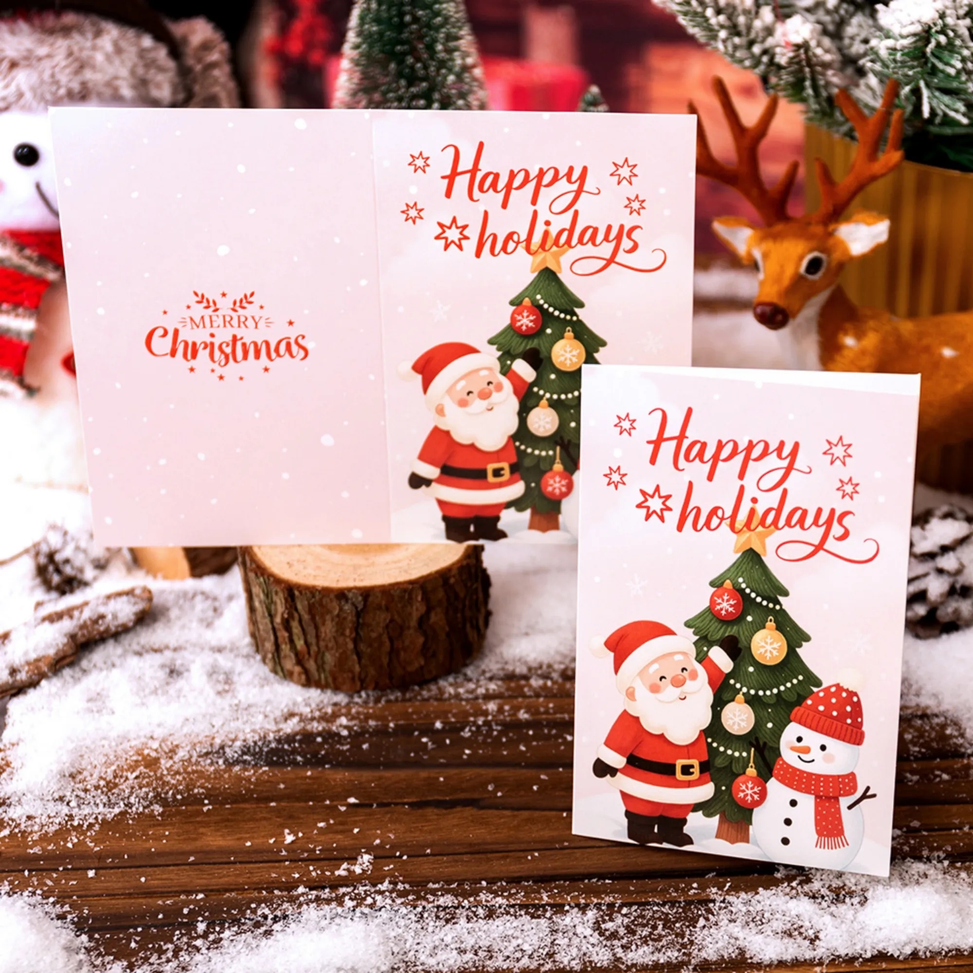 Christmas Greeting Card Holiday Paper Card 2