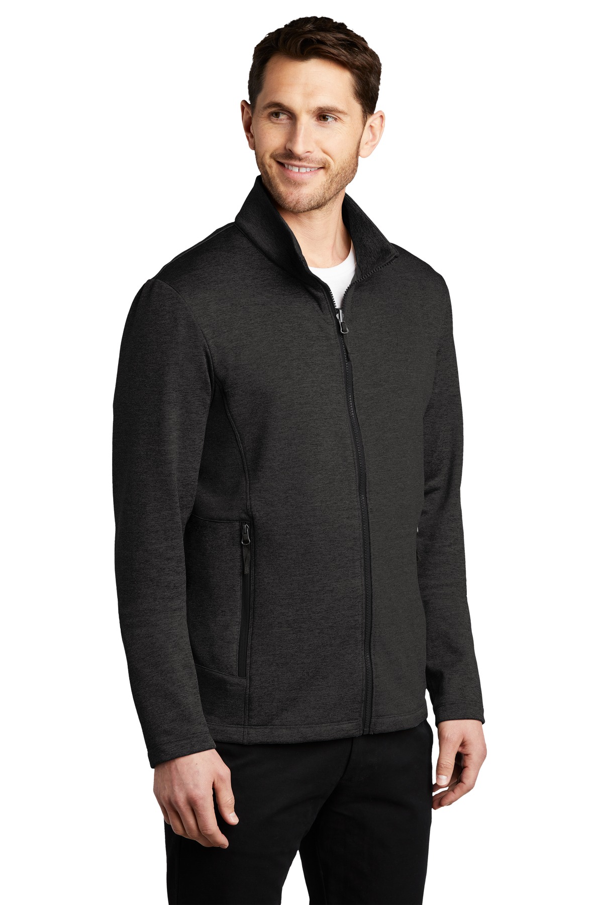Collective Striated Fleece Jacket