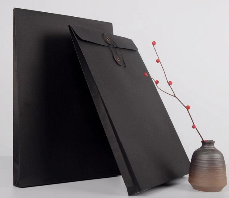 Black Kraft Paper Envelopes 2