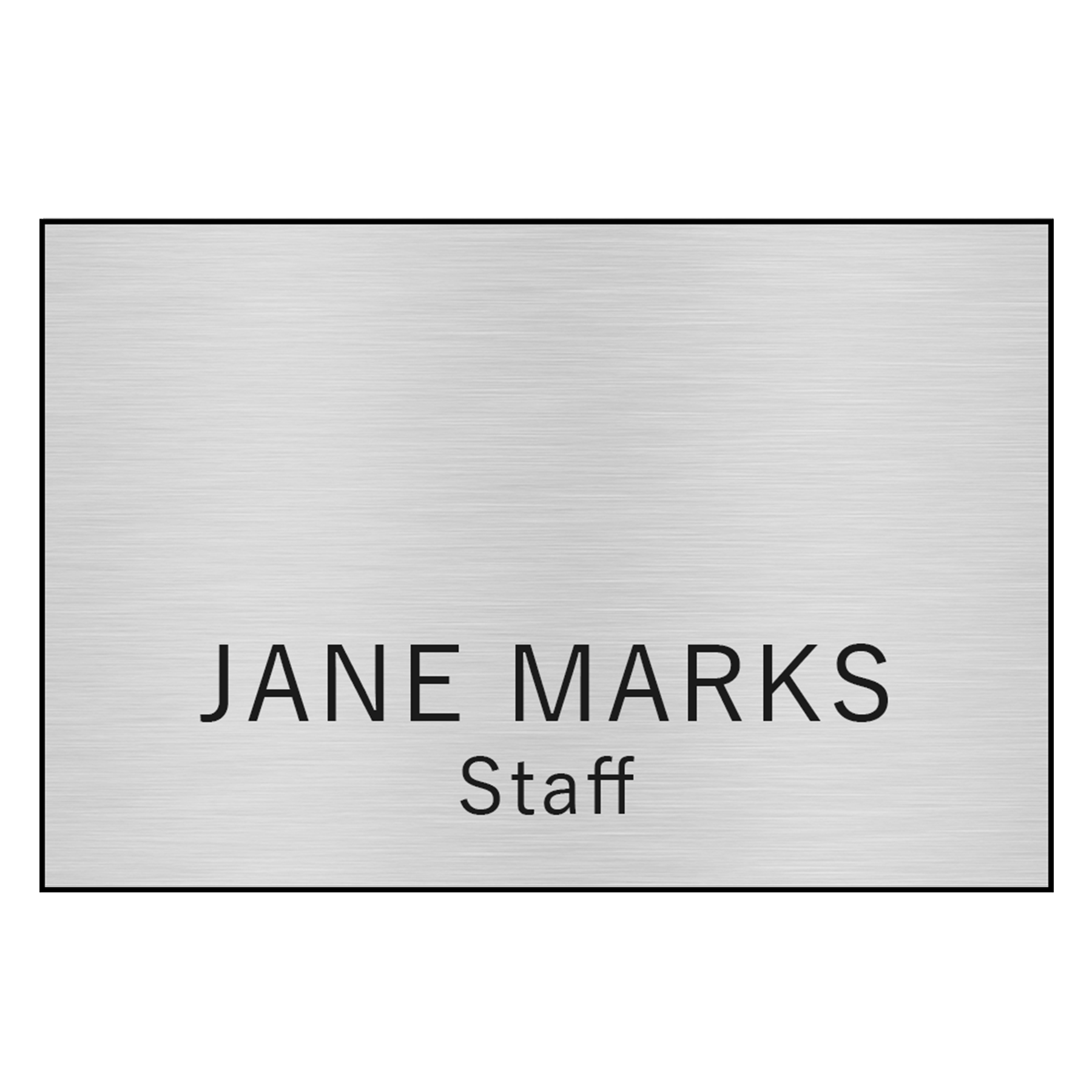 Hollywood Plastic Name Badge (Standard Size 2" x 3") 3