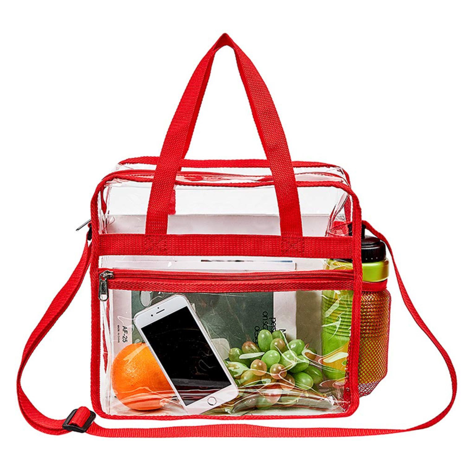 Large PVC Clear Waterproof Travel Shopping Storage Tote Bag 6
