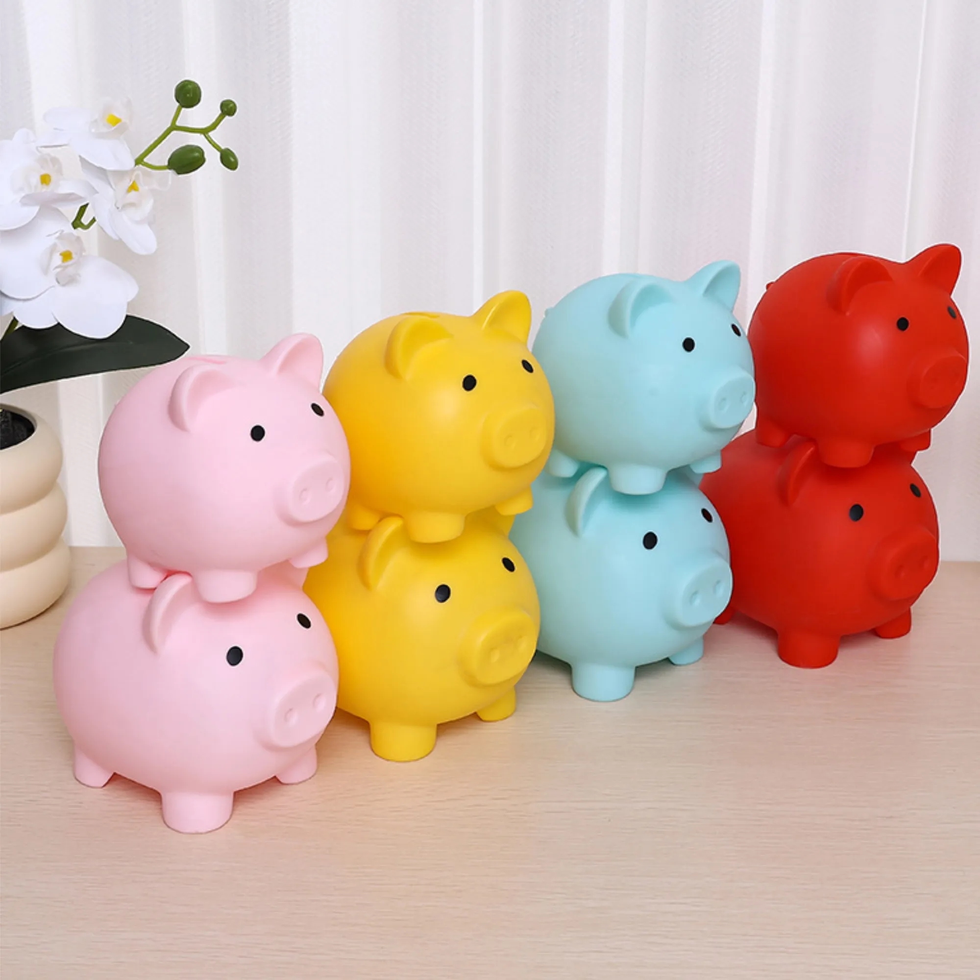Classic Small Piggy Coin Bank Unbreakable 2