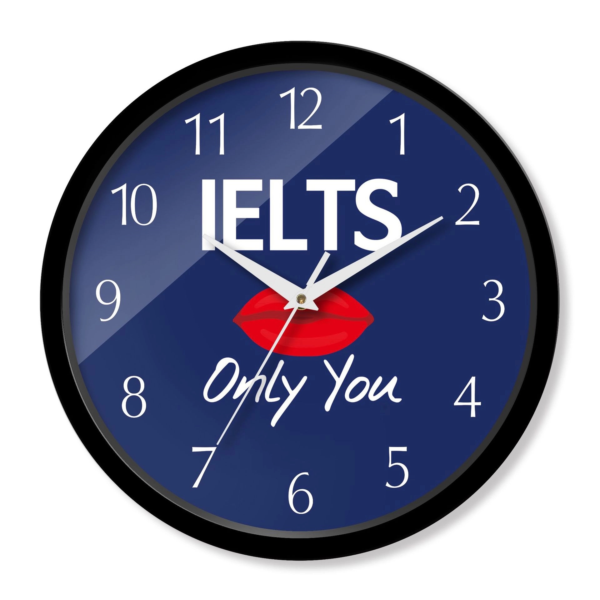 13" Custom Pattern Plastic Round Clock 3