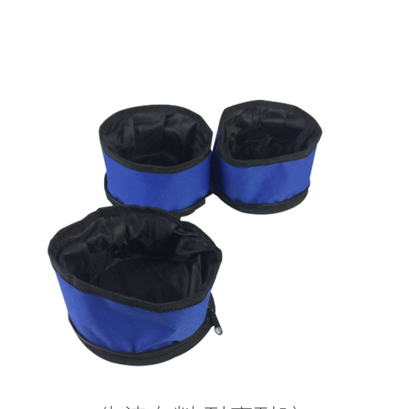 Oxford Cloth Foldable Waterproof Pet Bowl Collapsible Dog Bowl 10