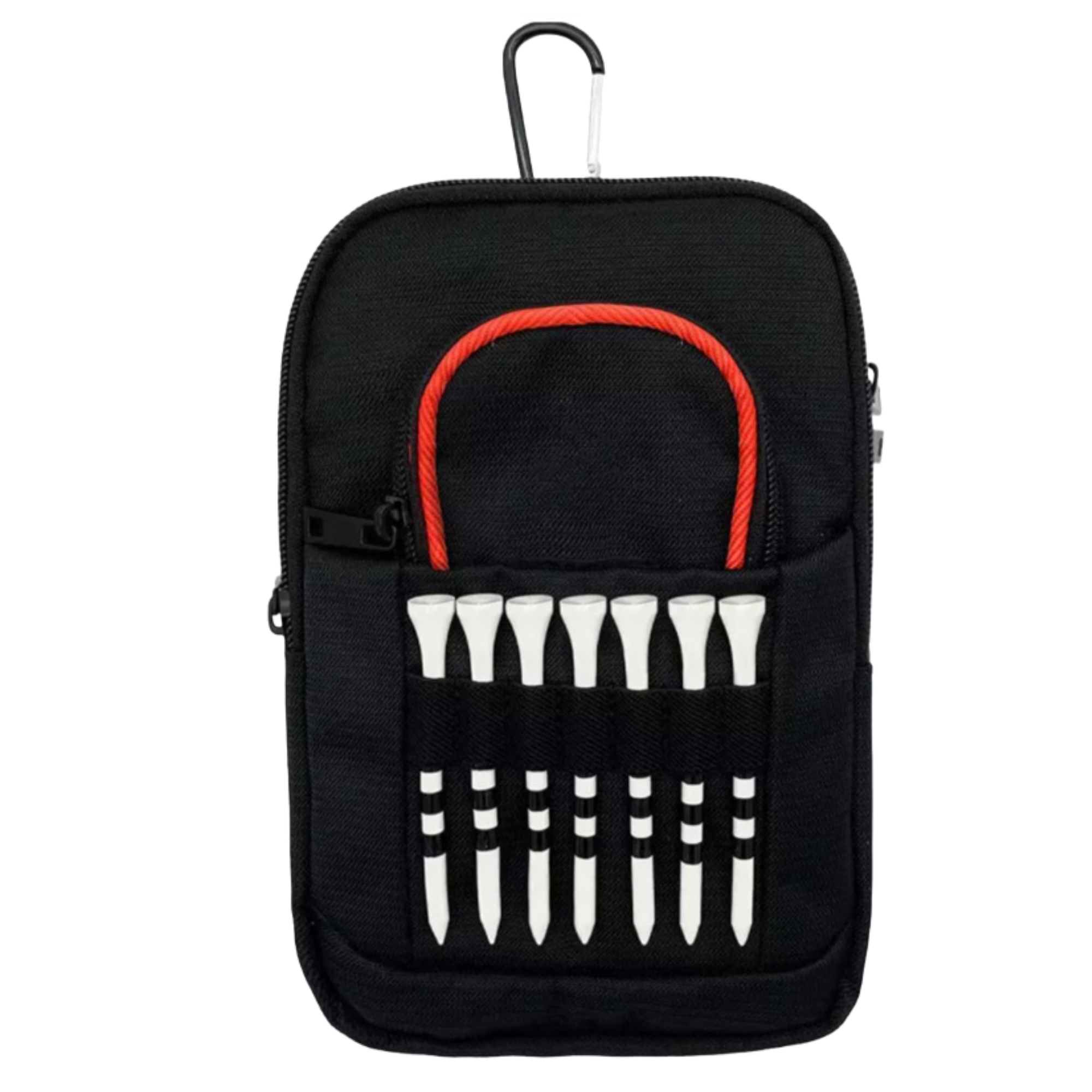 Multi-Pockets Golf Bag Pouch with Detachable Clip 4