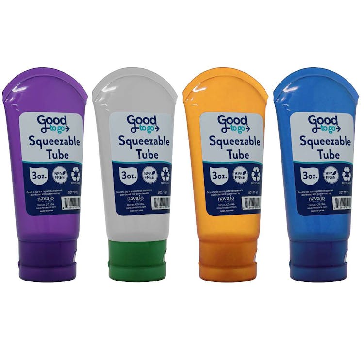 Travel Squeeze Tubes - 3 oz 2
