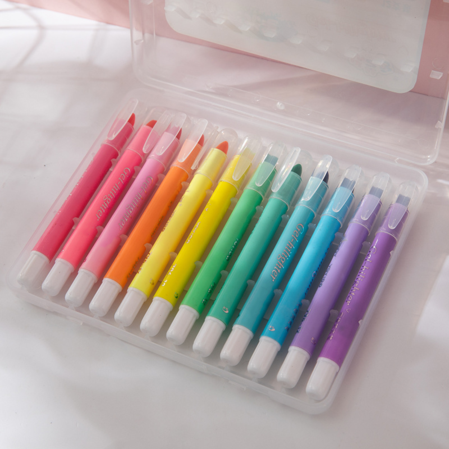 12 PCS Smooth Watercolor Rainbow Twistable Crayon 3