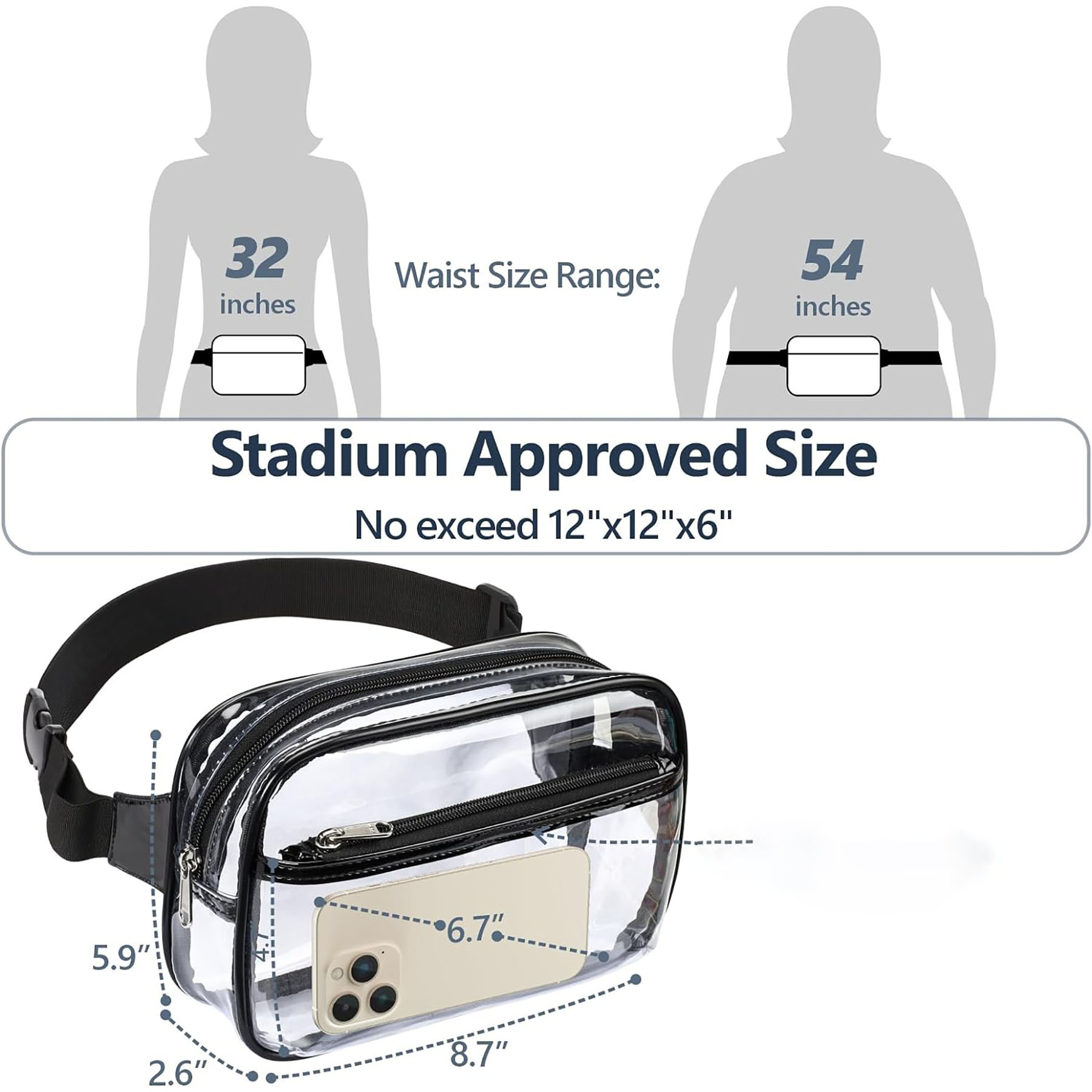 Clear Waist Bag 3