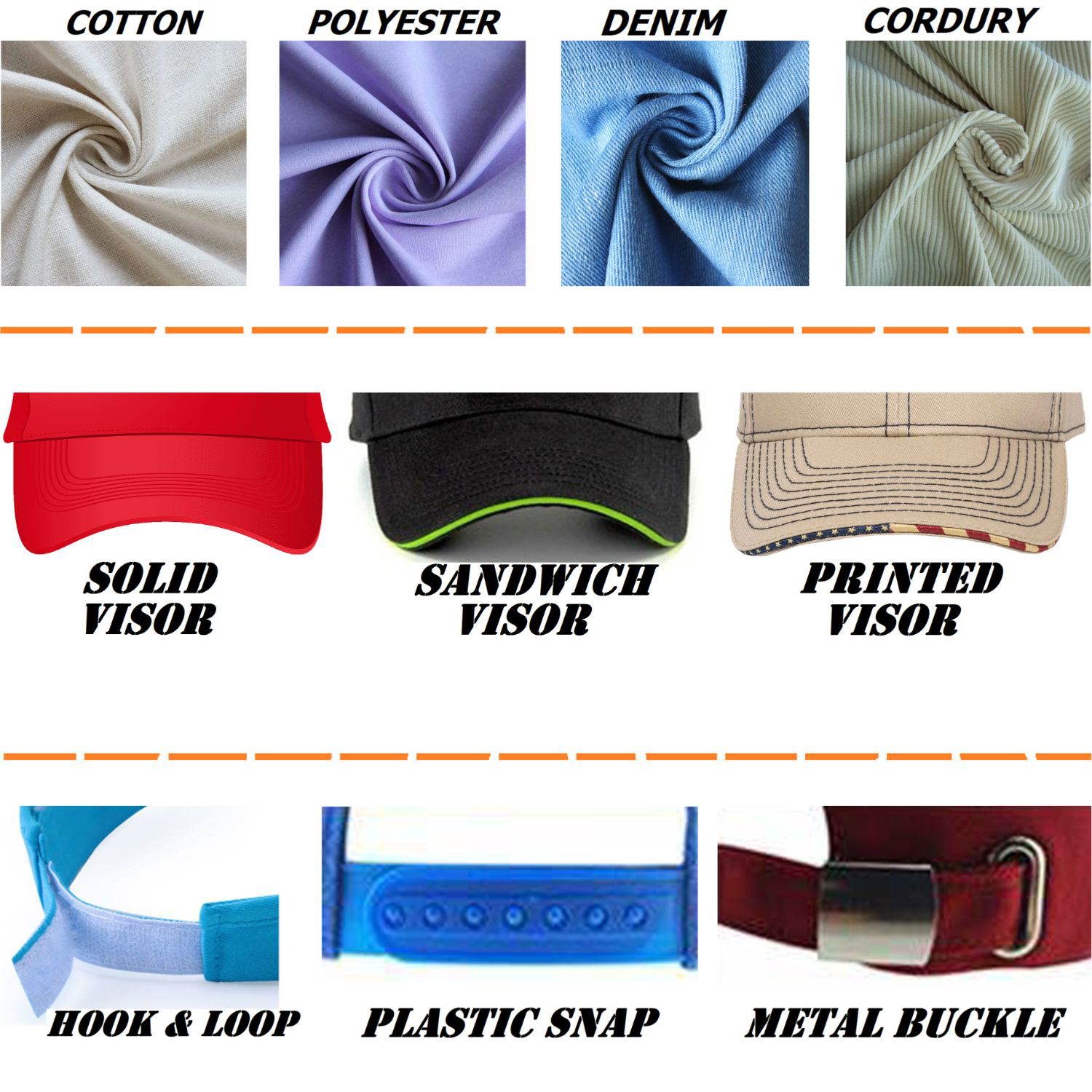 Fully Customizable Made to Order Visors 1