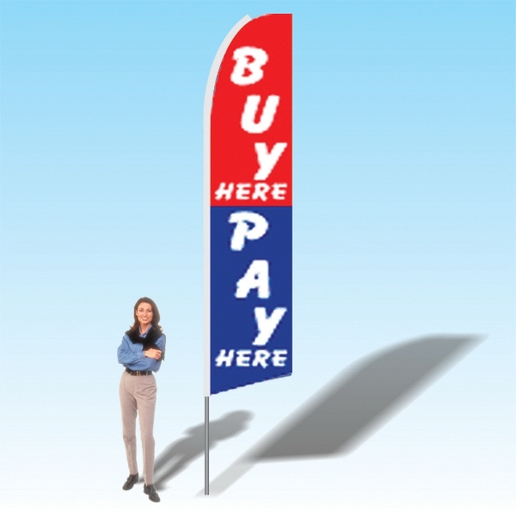 15FT Buy Here Pay Here Advertising Banner Flag 2