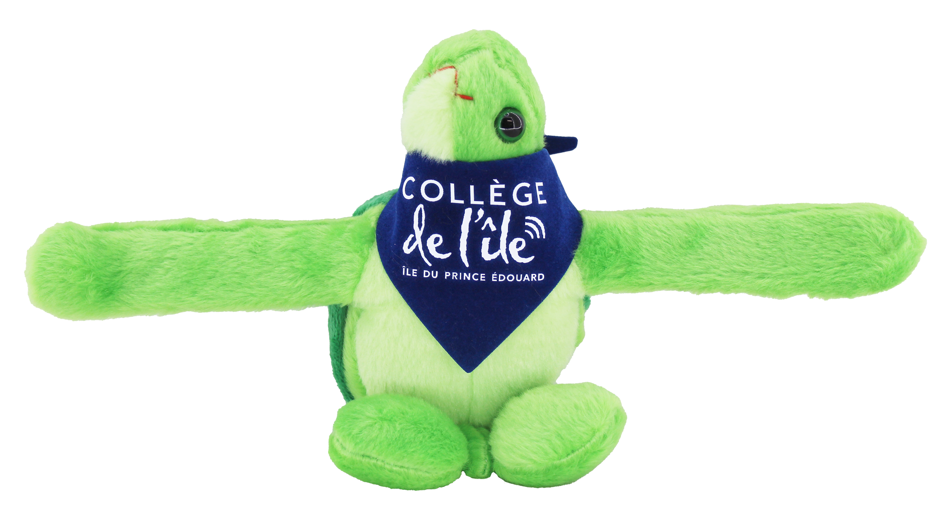 8" Hugger Sea Turtle with bandana and one color imprint 2