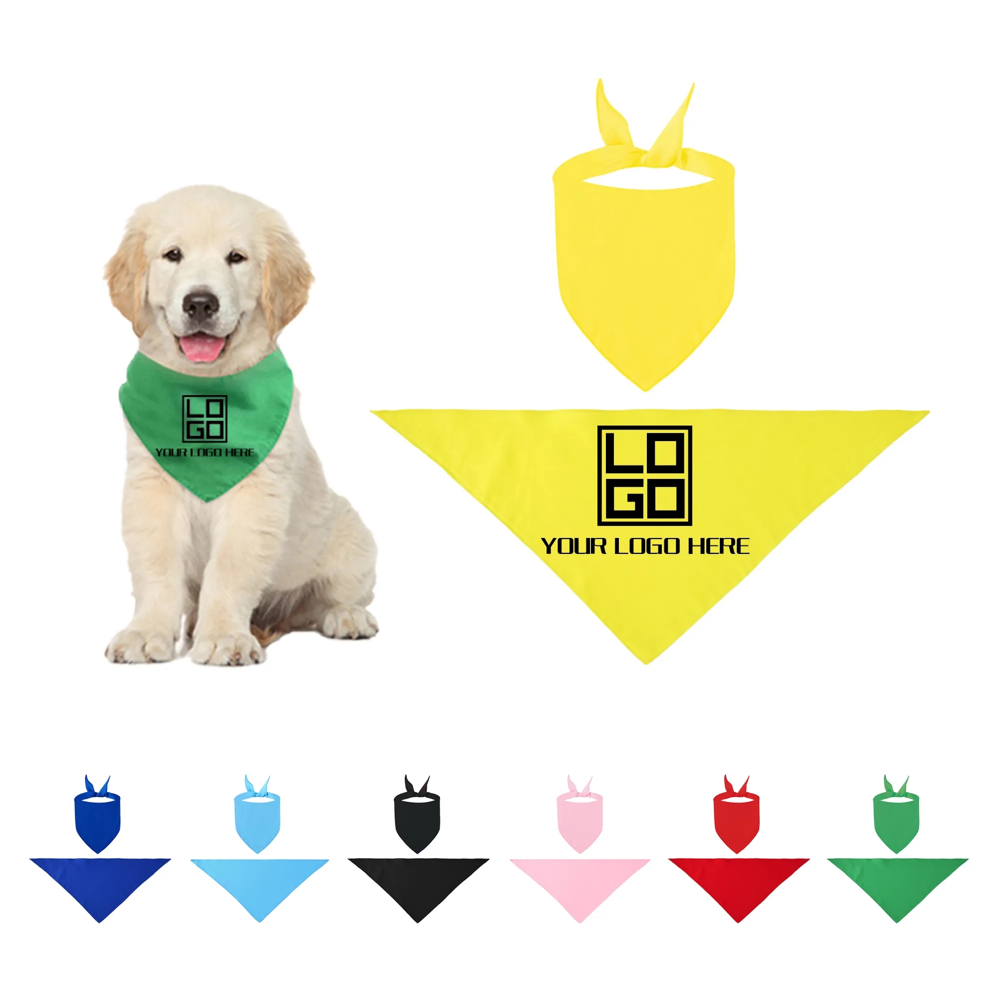 Large Pet Bandana Dog Cat Bib Scarf 1