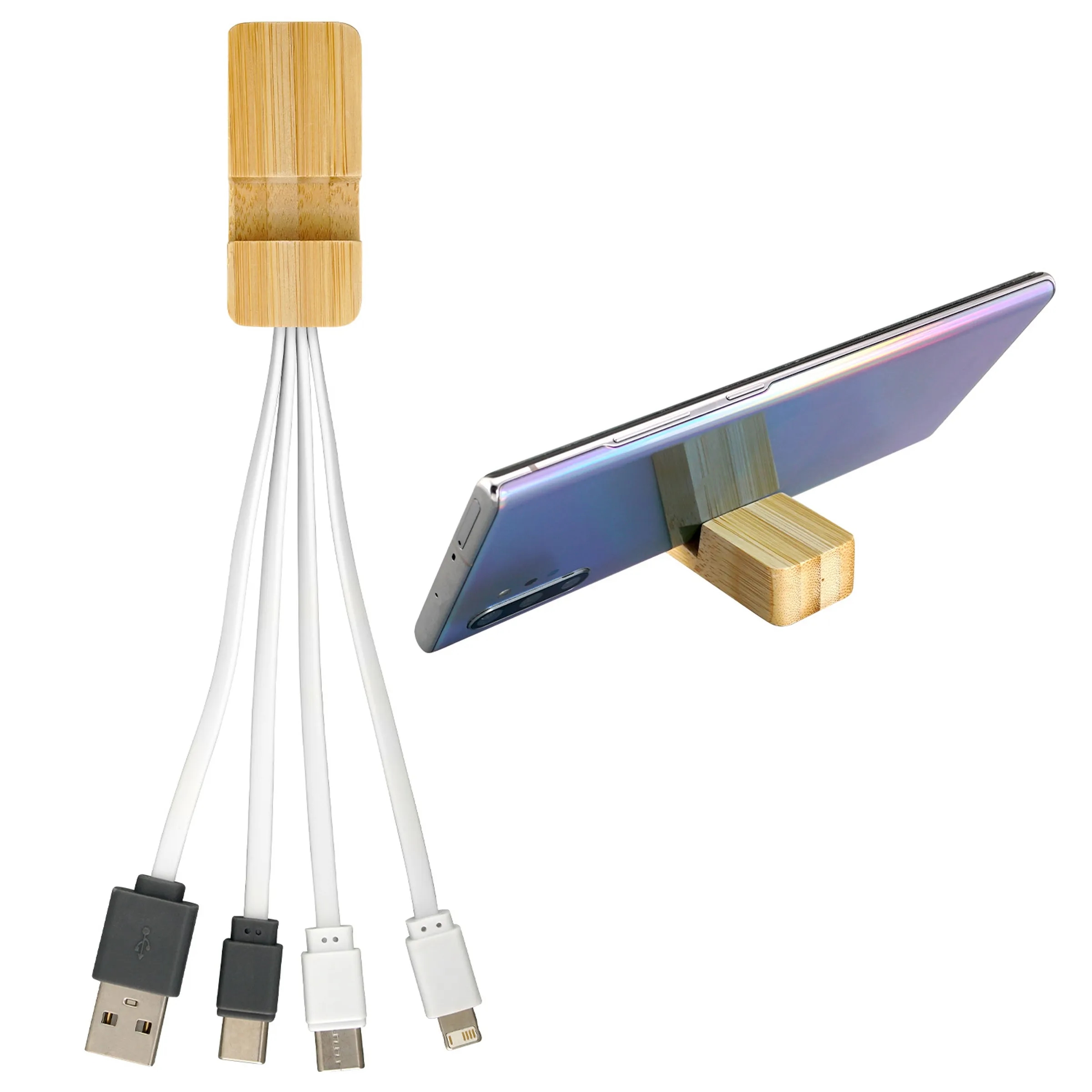 3 IN 1 DUO BAMBOO STAND CABLE 6