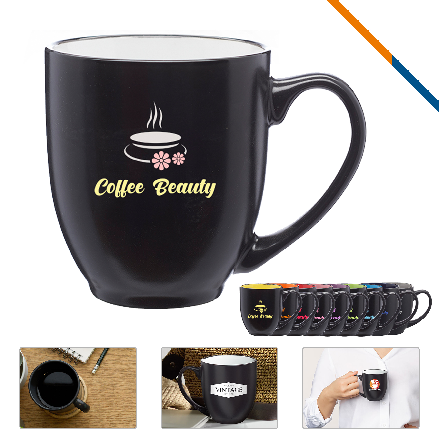 Onsure Ceramic Mug - 16 OZ. 2