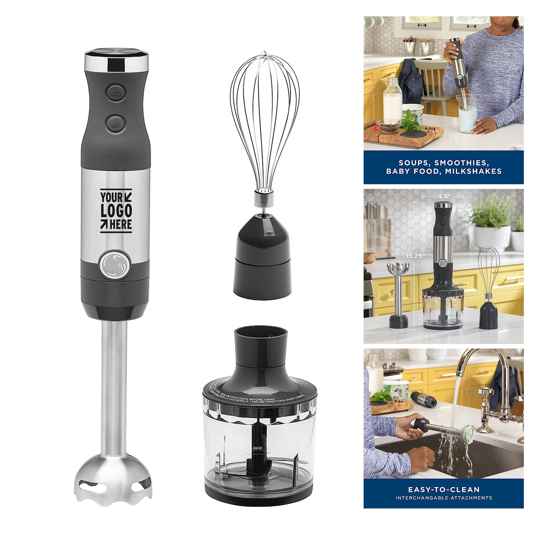 Handheld Portable Blender for Shakes, Smoothies, Baby Food 1