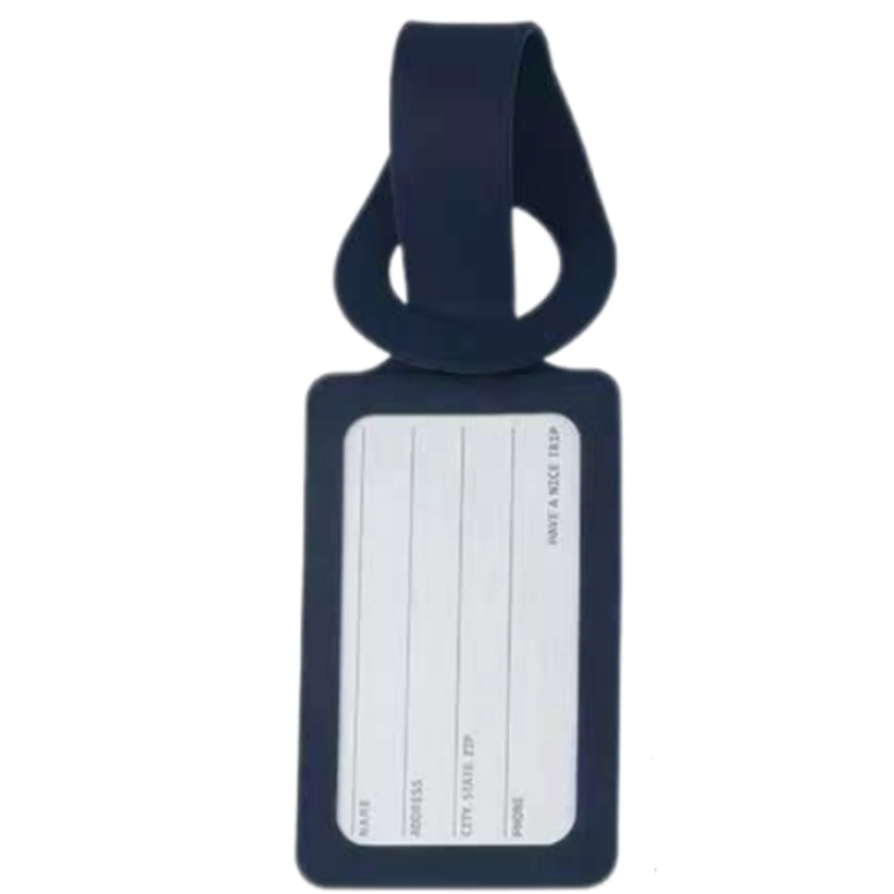 Silicone Luggage Tag with Name ID Card 2