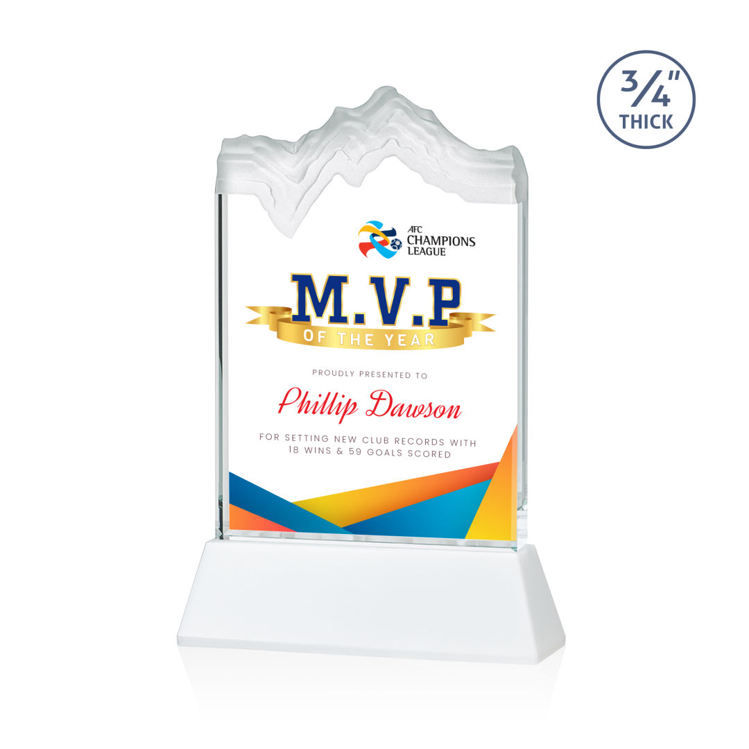 Kilimanjaro VividPrint™ Award on Newhaven - White 3