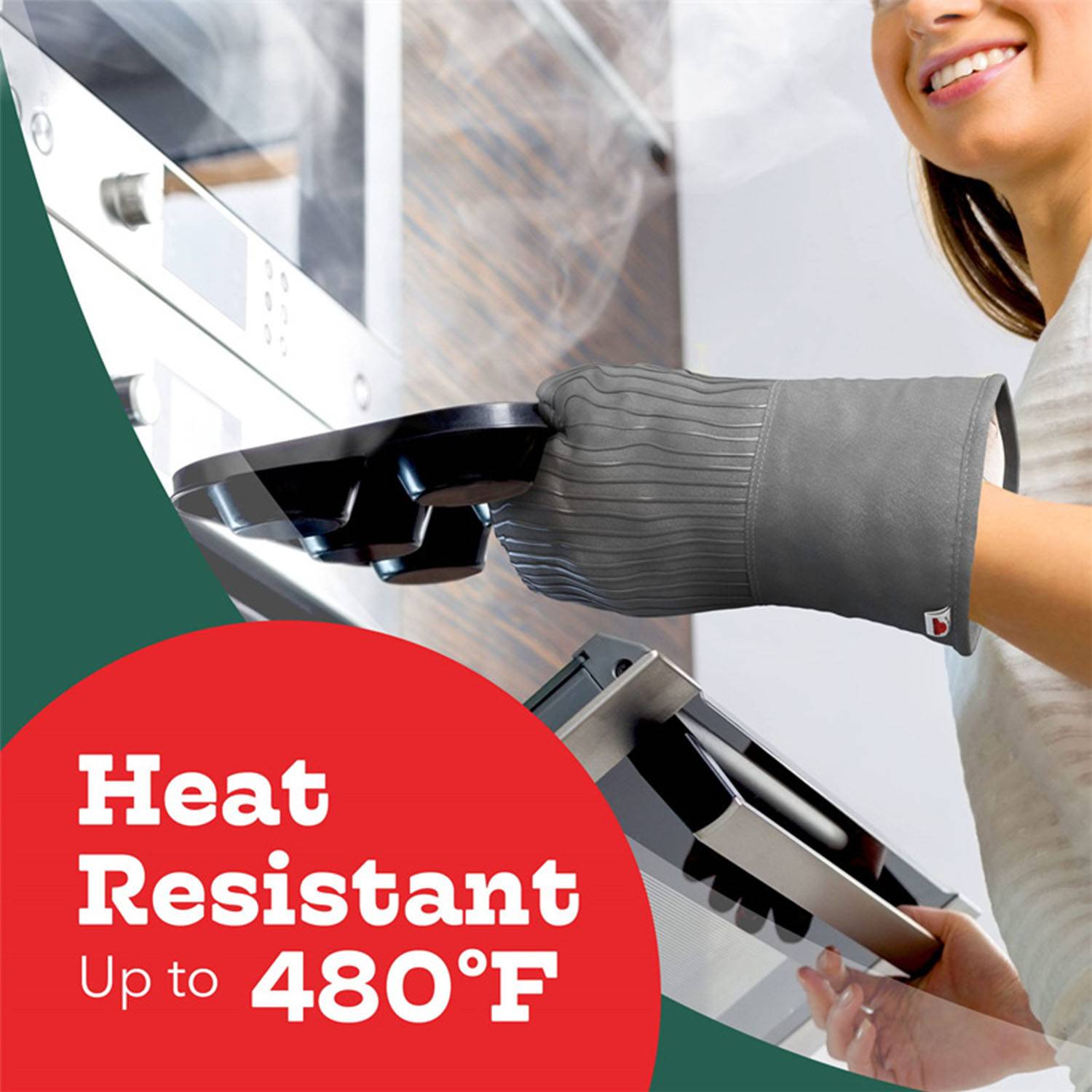 Heat-Resistant Oven Mitt 3